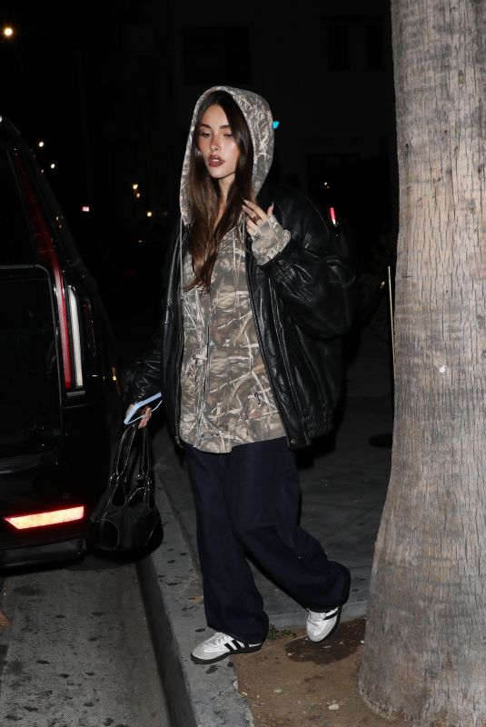 MADISON BEER Night Out at Fleur Room Lounge in West Hollywood 11/04/2023