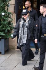 MADONNA Leaves Ritz Hotel for Celebration Tour in France 11/13/2023