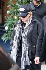 MADONNA Leaves Ritz Hotel for Celebration Tour in France 11/13/2023