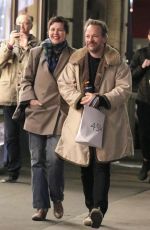 MAGGIE GYLLENAHAAL and Peter Sarsgaard Out in New York 11/18/2023