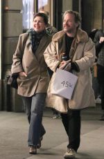 MAGGIE GYLLENAHAAL and Peter Sarsgaard Out in New York 11/18/2023