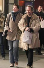 MAGGIE GYLLENAHAAL and Peter Sarsgaard Out in New York 11/18/2023