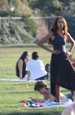 MALIA OBAMA at a Park with Friends in Los Angeles 11/04/2023