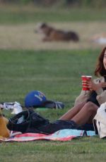 MALIA OBAMA at a Park with Friends in Los Angeles 11/04/2023