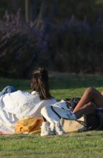 MALIA OBAMA at a Park with Friends in Los Angeles 11/04/2023