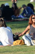 MALIA OBAMA at a Park with Friends in Los Angeles 11/04/2023