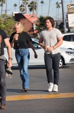 MALIN AKERMAN and Jack Donnelly Out Shopping in Los Feliz 10/31/2023