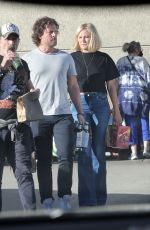 MALIN AKERMAN and Jack Donnelly Out Shopping in Los Feliz 10/31/2023