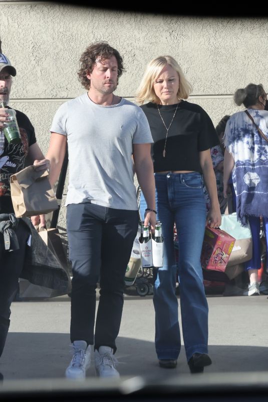 MALIN AKERMAN and Jack Donnelly Out Shopping in Los Feliz 10/31/2023