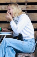 MALIN AKERMAN Out for Lunch with a Friend at All Time in Los Feliz 11/19/2023