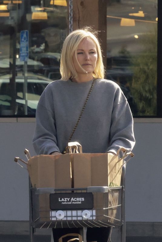 MALIN AKERMAN Shopping at Lazy Acres in Los Feliz 11/27/2023