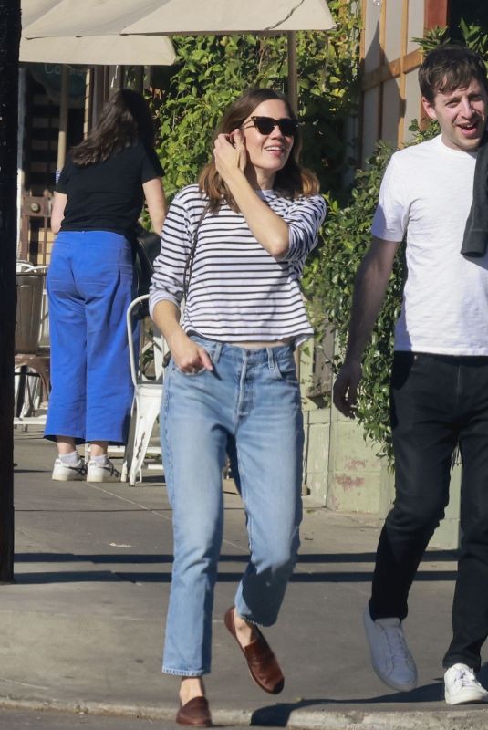 MANDY MOORE Out with a Friend in Los Angeles 11/14/2023