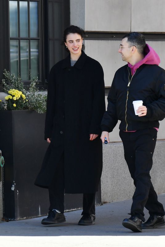 MARGARET QUALLEY and Jack Antonoff Out in New York 11/20/2023