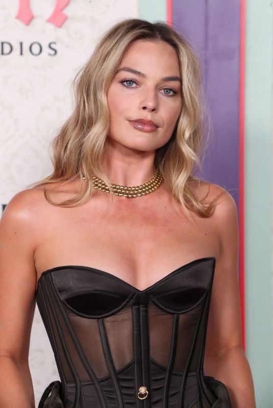 MARGOT ROBBIE at Saltburn Premiere at Hollywood Forever Cemetery in Los Angeles 11/14/2023