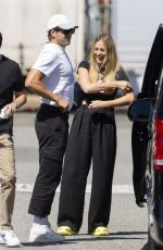 MARGOT ROBBIE Out with Her Husband and Friends in Perth 11/06/2023