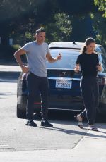 MARIA MENOUNOS and Kevin Undrgaro Out for Coffee on Thanksgiving Morning in Los Angeles 11/23/2023