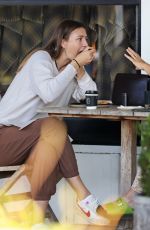 MARIA SHARAPOVA Out with a Friend for Morning Coffee in Santa Barbara 11/03/2023