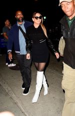 MARIAH CAREY Leaves Dinner at Craig