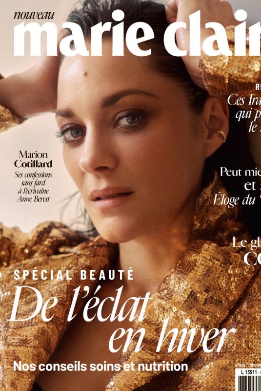 MARION COTILLARD in Marie Claire France, Dcember 2023