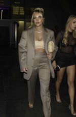 MARY BEDFORD Leaves Sexyfish Restaurant in Manchester 11/11/2023