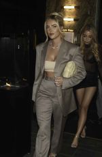 MARY BEDFORD Leaves Sexyfish Restaurant in Manchester 11/11/2023