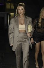 MARY BEDFORD Leaves Sexyfish Restaurant in Manchester 11/11/2023