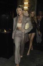 MARY BEDFORD Leaves Sexyfish Restaurant in Manchester 11/11/2023