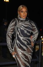 MARY J. BLIGE Arrives at 2023 CFDA Fashion Awards in New York 11/06/2023