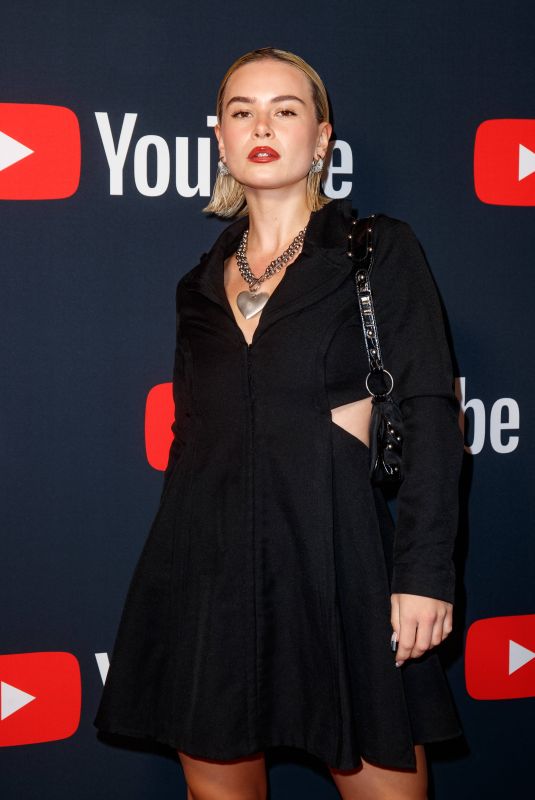 MATHEA at YouTube Music Artist Dinner Award 2023 in Berlin 11/28/2023