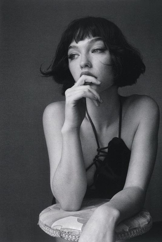 MATILDA DE ANGELIS - Black and White Photoshoot, November 2023