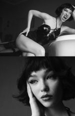 MATILDA DE ANGELIS - Black and White Photoshoot, November 2023