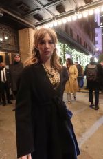 MAYA HAWKE Leaves Saks Fifth Avenue Store Event in New York 11/20/2023