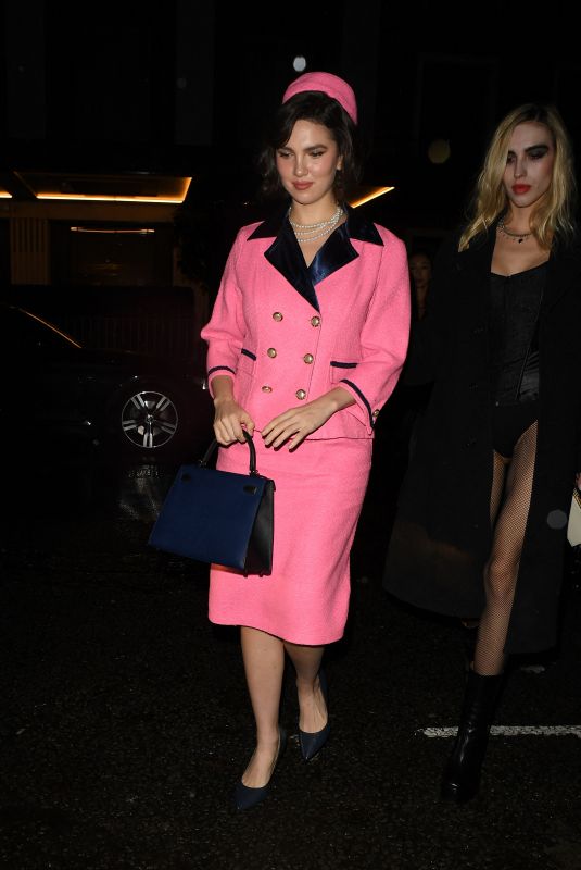 MAYA HENRY Arrives at 22 Mayfair Halloween Party 10/31/2023