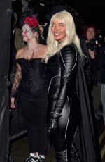 MAYA JAMA Arrives at Her Halloween Party in London 10/31/2023