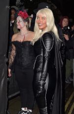MAYA JAMA Arrives at Her Halloween Party in London 10/31/2023