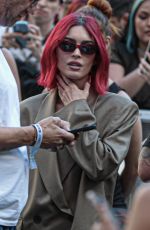 MEGAN FOX at Performance of Her Boyfriend, Machine Gun Kelly at Allianz Parque in Sao Paulo 11/04/2023
