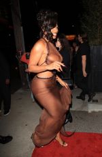 MEGAN THEE STALLION Arrives at GQ Men of the Year Party at Bar Marmont in Los Angeles 11/16/2023