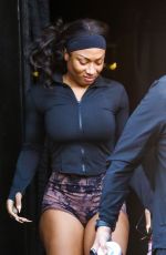 MEGAN THEE STALLION Leaves Workout in Los Angeles 11/10/2023