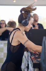 MELANIE CHISHOLM on a DJ Set Aboard a Boat in Brisbane 11/12/2023