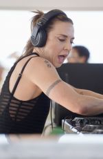 MELANIE CHISHOLM on a DJ Set Aboard a Boat in Brisbane 11/12/2023