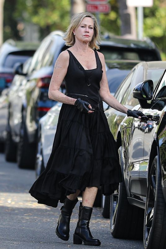 MELANIE GRIFFITH Visit a Friend in Beverly Hills 11/13/2023