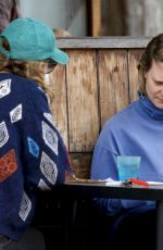 MIA WASIKOWSKA Out for Lunch with a Friend at Bronte Beach in Sydney 11/01/2023