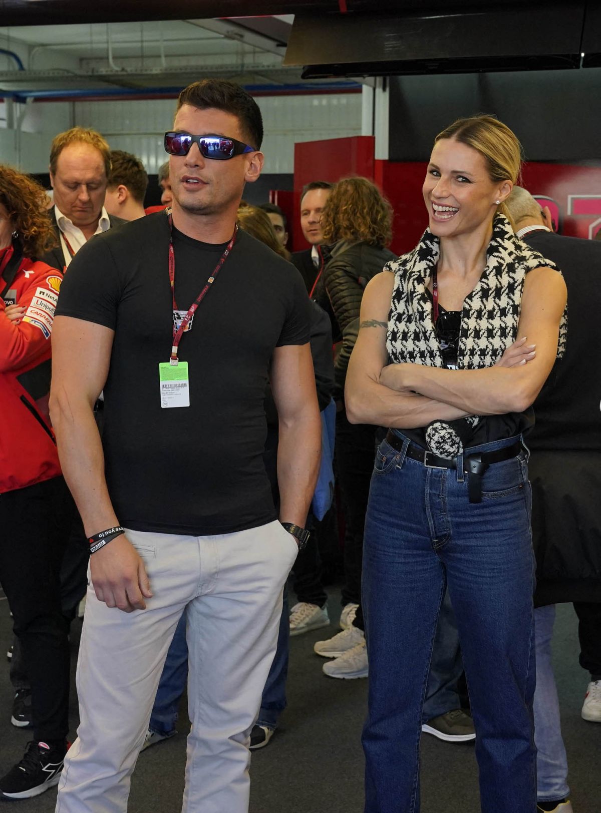 MICHELLE HUNZIKER at Moto GP in Valencia 11/25/2023 – HawtCelebs