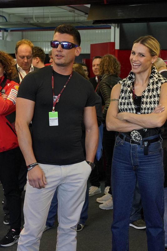 MICHELLE HUNZIKER at Moto GP in Valencia 11/25/2023