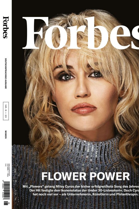 MILEY CYRUS in Forbes Magazine Deutsch Nr.8, 2023