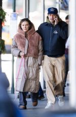 MILLIE BOBBY BORWN and Jacob Hurley Bongiovi Out in New York 11/20/2023