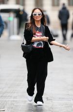 MYLEENE KLASS Arrives at Global Radio in London 11/21/2023