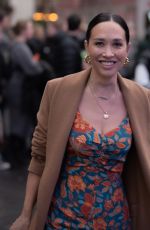 MYLEENE KLASS Arrives at Global Radio Studios in London 11/18/2023