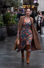 MYLEENE KLASS Arrives at Global Radio Studios in London 11/18/2023