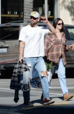 NATALIE JOY and Nick Viall Out Shopping at Crate & Barrel in Beverly Hills 11/12/2023